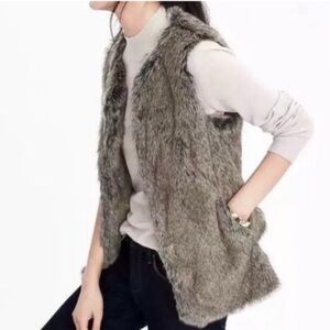 Banana Republic Faux Fur Vest